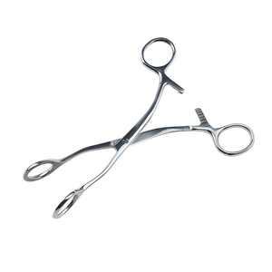 Nuevo Instrumento Quirúrgico de 18 cm, Pinzas de Sujeción de Lengua Collin, Instrumentos para Sujetar Tejidos, Juego de Instrumentos con Certificación CE de SurgiRight Instruments - Product Image 2