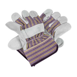 Guantes canadienses de alta resistencia de calidad superior Guantes de seguridad industrial de cuero de vaca para protección de manos - Product Image 4