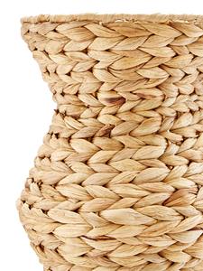 Jarrón Decorativo de Jacinto de Agua Tejido Sostenible, Forma Escultural, Color Natural, Hecho a Mano, para Venta al Por Mayor - Product Image 3