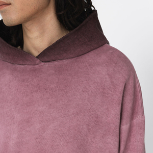 Sweat-shirt pour homme personnalisé, gris délavé à l'acide, poids lourd 500 g/m², streetwear vintage, délavé au soleil, pull premium avec motif imprimé - Product Image 5