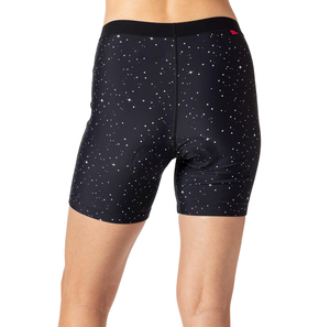 Shorts de cyclisme pour femmes, rembourrés, respirants, séchage rapide, polyester écologique, logo et design personnalisés, impression numérique, vente en gros - Product Image 4