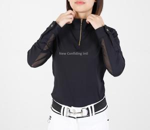 Vente chaude technique NCI dernière conception équestre fabricant de gros en vêtements équitation couche de base à manches longues hauts - Product Image 4