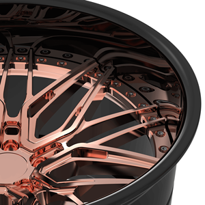 उच्च प्रदर्शन रेसिंग कार व्हील रिम जाली मिश्र धातु 2 टुकड़े - Product Image 5