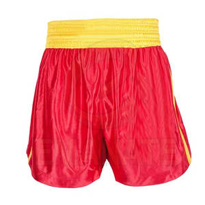 Pantalones Cortos de MMA de Secado Rápido, Cintura Elástica Media, Hasta la Rodilla, Satén, Color Sólido, Venta Caliente, Color Personalizado, Transpirables, Ajuste Holgado para Hombre - Product Image 2