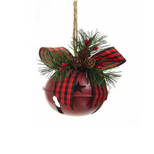 Campana de latón pulido hecha a mano con mango cruzado Campana de metal sólido de alta calidad para gráficos impresos UV de Navidad - Product Image 5