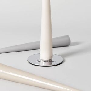 Top Trending Gold Metal <b>Taper</b> <b>Candle</b> Holder for Living Room & Bed Room Lighting Decoration Round <b>Candle</b> <b>Tapers</b> - Product Image 5