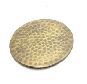 Vente en gros 100% sous-verres en cuivre faits à la main de haute qualité tapis en métal taille personnalisée pour thé café parties - Product Image 4