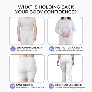Macchina <span class=keywords><strong>per</strong></span> Esercizi Gambe Pieghevole con Maniglia <span class=keywords><strong>per</strong></span> Palestra Domestica, Allenamento Completo del Corpo e Recupero del Pavimento Pelvico - Product Image 2