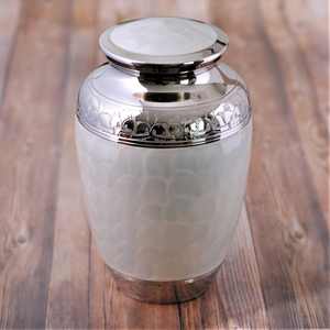 Handcrafted Urn for Human Ashes | Premium <b>Memorial</b> Keepsake | Premium Adult brass Urn Box - Product Image 4