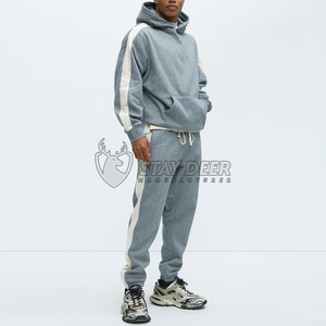 Conjunto Deportivo de Alta Calidad para Hombre, Estilo Urbano, Lavado Ácido, con Apliques de Pedrería, OEM/ODM Disponible - Product Image 4