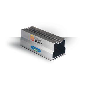 Rail solaire en aluminium SS-12 anodisé pour l'installation sur toit en tuiles et au carport - Product Image 1
