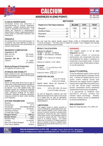 Professional's Preferred Calcium Arsenazo III Liquistat Most Trusted Clinical <b>Chemical</b> <b>Reagent</b> - Product Image 3
