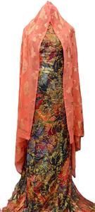 Ensemble de robe de mariée somalienne en soie 100% tissée, écologique, luxueuse, tenue traditionnelle pour filles - Product Image 5