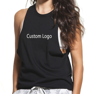 Camiseta sin mangas de gimnasio para mujer OEM al por mayor Fitness Stringer culturismo chaleco transpirable último diseño camiseta de mujer con logotipo personalizado - Product Image 5