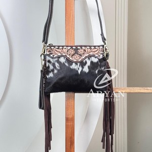 Vente chaude en cuir repoussé à la main Style pour femmes Mini sac à bandoulière en cuir de vachette véritable sacs à main de haute qualité pour les filles - Product Image 1