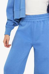 Pantalon et pantalon de jogging évasé en dentelle pour femmes d'hiver sur mesure en gros de haute qualité, respirant, doux et ample, jambe droite - Product Image 4