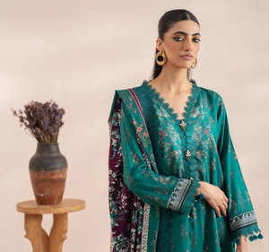 ชุดคอลเลกชั่นผ้าลินินพิมพ์ลายดิจิทัล3ชิ้นสำหรับงานปาร์ตี้ผ้าลินินลายดอเรียสำหรับฤดูหนาว2025 - Product Image 1