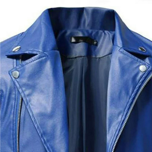 Chaqueta de Cuero para Hombre, Chaqueta de Motociclista de Cuero Premium para Carreras, Conducción y Uso Diario Informal - Product Image 3