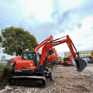 Excavadora Usada Doosan DX60, Mini Excavadora de 6 Toneladas con Cucharón de Excavación, Excavadora Compacta Usada Lista para Trabajar - Product Image 2