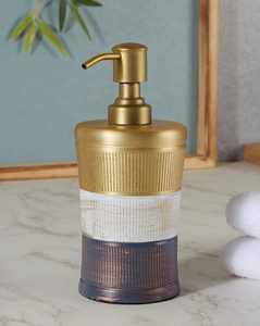 Bouteille de savon liquide en acier inoxydable argenté au design martelé Buse de distributeur de liquide de savon pour les mains en acier inoxydable Prix abordable - Product Image 5