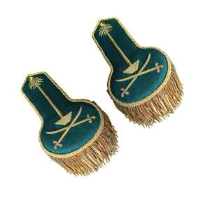 Tableros de hombro de alambre de lingotes, charreteras con flecos dorados, uniformes de banda de marcha, tableros de hombro alemanes para venta en línea, servicio OEM - Product Image 3