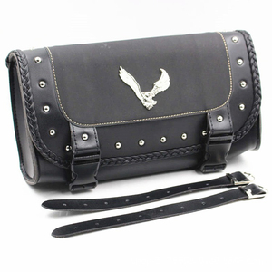 Sac de selle de moto en cuir rétro véritable, sacoche à outils imperméable et Durable, livraison gratuite - Product Image 5