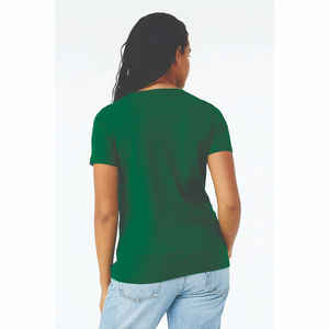 Mujeres casual algodón cuello redondo manga corta transpirable suave cómodo ligero moda esencial camiseta - Product Image 4