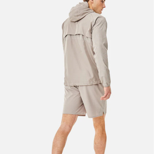 Chaqueta Cortavientos Personalizada con Impresión Digital en Lona, para Hombre, Impermeable, de Secado Rápido, con Capucha y Logotipo Frontal - Product Image 4