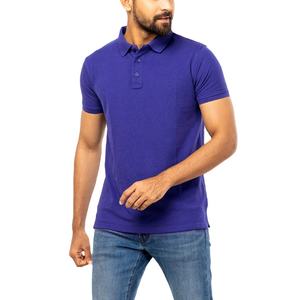 Algodón de alta calidad Spandex logotipo personalizado bordado impresión directa de punto para camisa patrón sólido verano trabajo uniforme Golf rápido - Product Image 4