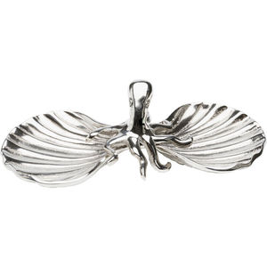 Vaisselle en métal pour fête de mariage, bol de pièce maîtresse à 2 sections pour servir des desserts, bonbons, décoration élégante pour servir des desserts - Product Image 1