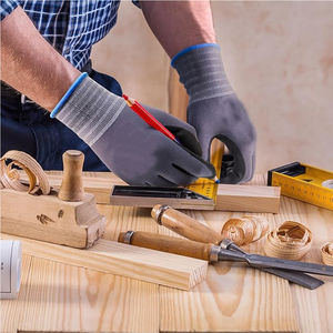 Guantes de trabajo para hombre, ideales para trabajos en obra, manipulación de equipos, herramientas y materiales, con un fuerte agarre, comodidad y protección. - Product Image 5