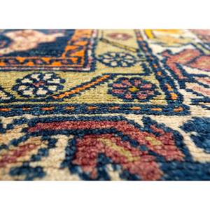 Nuray Blue Hand Knotted Wool Rugs Geometric Pattern Hallway Rectangle Carpet for Living Room Decorations 9x12" Size - Product Image 3