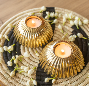 Wholesale Supplier Brass Tealight <b>Candle</b> Holder Crafts <b>T</b> <b>Light</b> Decoration Antique <b>Candle</b> Stand Holders Hot Sale - Product Image 1