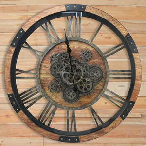 Classical Design Metal Wall <b>Clock</b> Custom Size Best Quality Iron Wall <b>Clock</b> for Modern Homes from India - Product Image 4