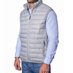 Gilet matelassé en toile décontracté pour homme, style hip-hop, coupe ajustée, sans manches, design d'hiver, rembourrage en duvet chauffant, respirant, disponible en grandes tailles - Product Image 3