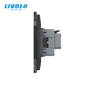 <span class=keywords><strong>Presa</strong></span> di Corrente Standard EU Senza Viti LIVOLO 250V 16A, <span class=keywords><strong>Presa</strong></span> a Muro Senza Viti, <span class=keywords><strong>Pannello</strong></span> Singolo 80*80, Dispositivo Elettrico con Certificazione <span class=keywords><strong>VDE</strong></span> - Product Image 5