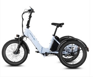 Tricycle électrique pliable (GN) Fast Shipping XP Blue eTrike - Product Image 5