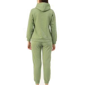 Automne hiver deux pièces sport et loisirs ensemble pour hommes et femmes nouveau sweat à capuche et pantalons de survêtement en polaire coton imprimé survêtement - Product Image 2