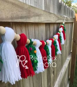 Guirlande de perles de décoration en bois de réfractex fabriqué en inde pour une meilleure qualité et plus de couleurs - Product Image 5