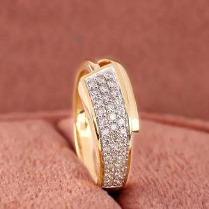 Anillo de Diamante Moissanita de 2 Quilates Personalizado de Fábrica, 5 mm, Oro Amarillo y Blanco de 18K, Anillo de Joyería para Boda, Aniversario o Fiesta - Product Image 2