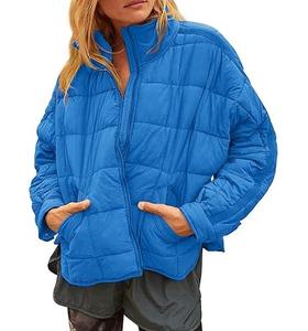 Veste matelassée pour hommes 100% nylon décontracté hiver chaud coupe ample grande taille veste matelassée à bulles personnalisée - Product Image 6