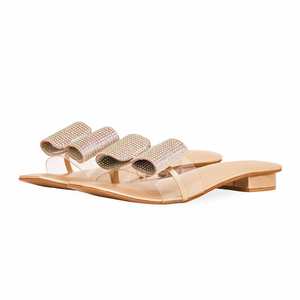 รองเท้าแตะบ้านแฟนซี FN7874สีทองสะดวกสบายและทันสมัย - Product Image 3