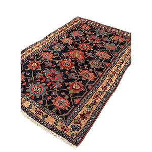 Alfombra de Lana Azul Aalam Anudada a Mano con Patrón Geométrico para Decoración de Sala de Estar, Rectangular de 9x12 para Uso en Pasillos -Paem-627 - Product Image 2