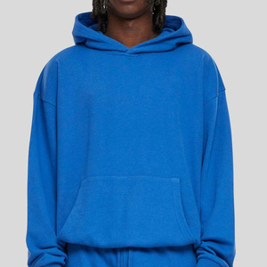 เสื้อฮู้ดสวมหัวแบบ420GSM สำหรับผู้ชายเสื้อโคตอนนุ่ม100% ออกแบบโลโก้และปักได้ตามต้องการ - Product Image 1