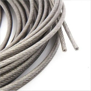 Câble métallique en acier inoxydable 7*7 enduit de nylon, invisible, pour grille, 202(669) 304 1.3/2 2mm, idéal pour rebord de fenêtre - Vente chaude usine - Product Image 2
