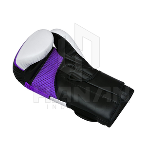 Guantes de boxeo OEM para hombre: Equipo de Boxeo Profesional con correa de gancho y bucle ajustable, con soporte para muñeca y acolchado - Product Image 3