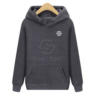 Sweats à capuche d'hiver pour hommes de style décontracté personnalisé-Solide 100% coton écologique et respirant tailles adultes confortables - Product Image 1