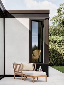 เก้าอี้กำมะหยี่ที่ทันสมัยพร้อมเฟอร์นิเจอร์ห้องนั่งเล่นกรอบไม้และสำหรับโรงแรมจัดงานรับประทานอาหารสวน - Product Image 4