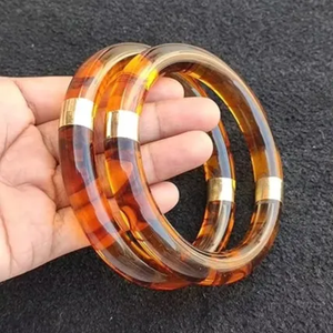 Pulsera de Cuentas de Cuerno Personalizada, Venta Directa de Fábrica, Pulsera de Resina para Hombre, Artesanía de Resina - Product Image 1