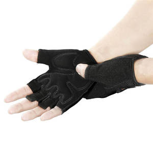 Gants de gymnastique d'haltérophilie en cuir pour une utilisation unisexe-Gants d'entraînement de musculation - Product Image 2